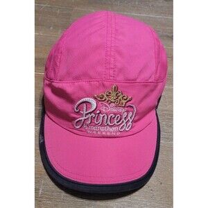 Disney Princess Half Marathon Pink 5 Panel Hat 13.1 Miles Adjustable Cap